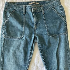 Vince Denim Blue Straight Leg Jeans
